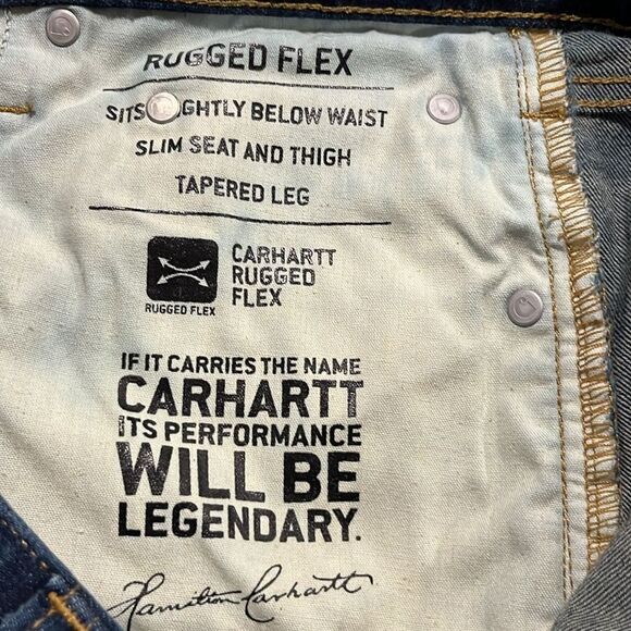 NWOT Carhartt Men’s Rugged Flex Straight Jeans Size 42 x 30. - Picture 7 of 8